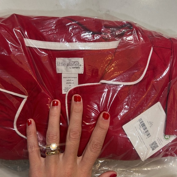 New adult size medium red flannel pajamas - Picture 2 of 2